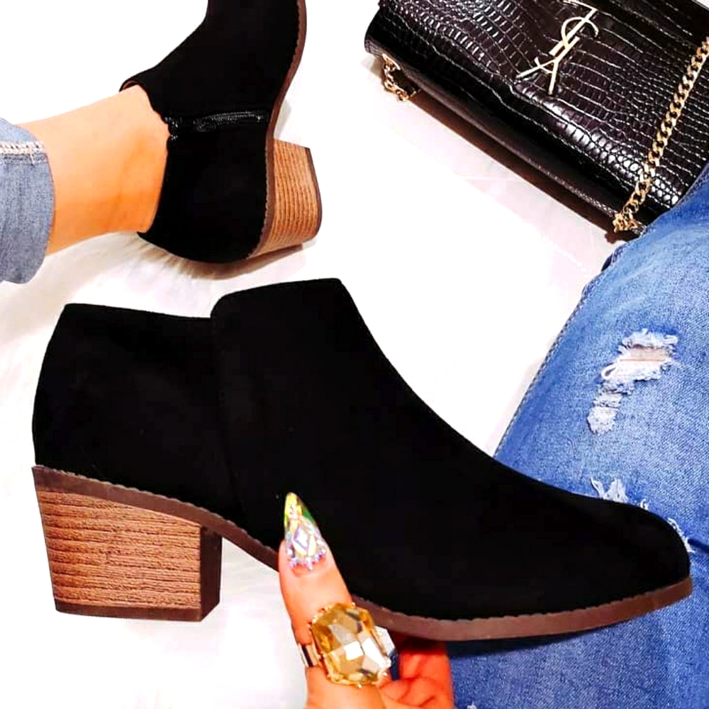 Black Ankle Bootie